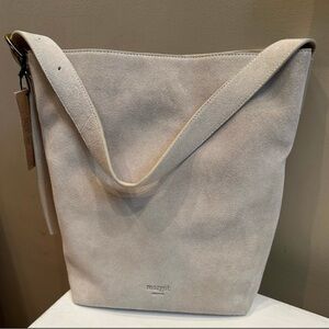 BRAND NEW Margot New York Kaye Suede bucket bag